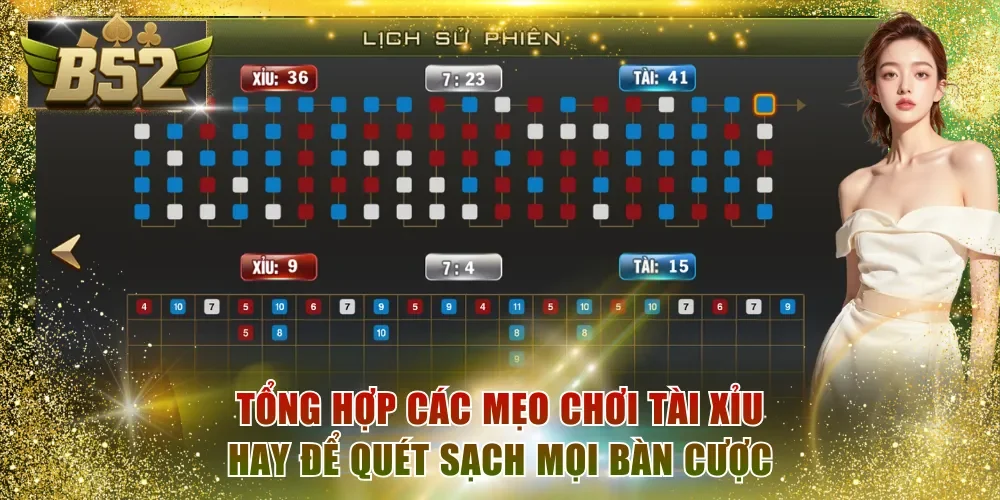 Tổng hợp các mẹo chơi Tài Xỉu hay để quét sạch mọi bàn cược